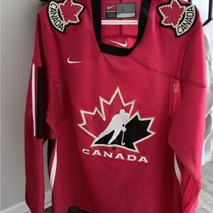 Nike Red and Black Sports Jersey